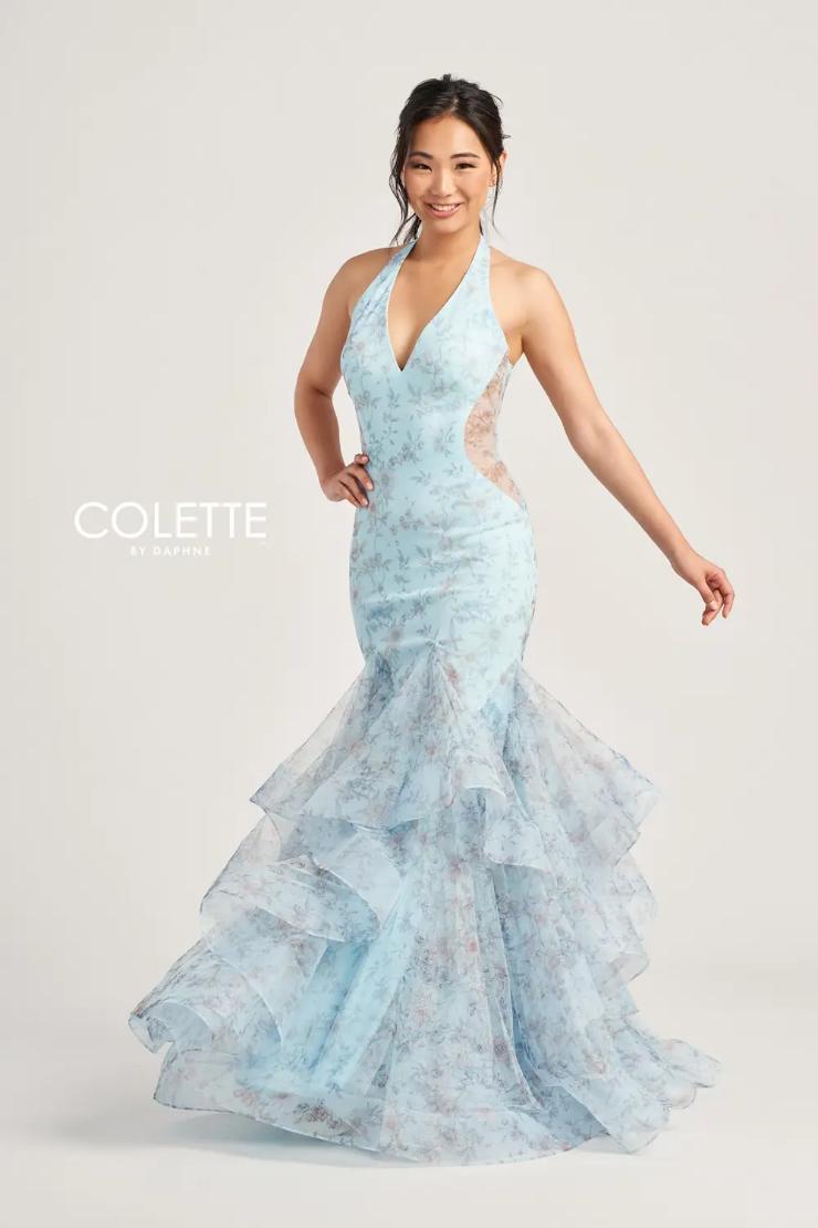 Style CL5234 Colette by Daphne #$5 Ice Blue/Multi picture